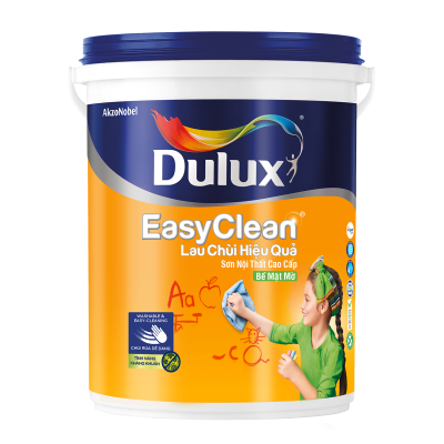 Dulux EasyClean Lau Chùi Hiệu Quả Bề Mặt Mờ