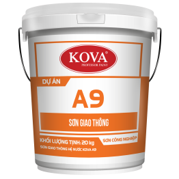 Sơn Giao Thông Hệ Nước KOVA A9 Có Phản Quang